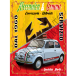 plaque tôle collection Fiat Abarth
