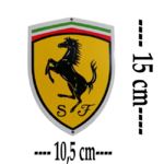 plaque émaillée Scuderia Ferrari