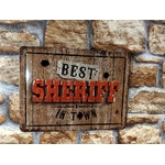 plaque déco best sheriff