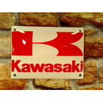 plaque émaillée kawasaki