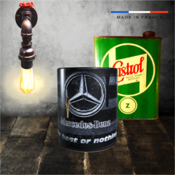 Tirelire Métal Nostalgic-Art Daimler Truck - 600 Ml - Bidon D'huile - Produit Sous Licence Officielle - Idée Cadeau Auto