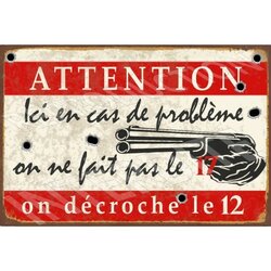 Plaque De Rue Décorative "Place De La Pétanque" - Style Vintage Métal Bleu - Déco Murale