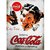 Plaque publicitaire coca-cola 1955 15x20