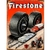 plaque publicitaire Firestone 15x20