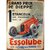 plaque publicitaire essolube 15x20
