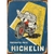 plaque métal pneu michelin moto 15x20