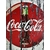 plaque coca-cola bois