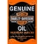 plaque métal harley davidson genuine oil 20x30
