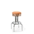 tabouret de bar airline mp77 vinyle orange rétro