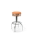 tabouret rétro chromé comet 77 orange