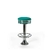 tabouret de bar avec repose-pieds Casey 77wp vert petrol