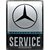 plaque métal mercedes service
