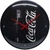 Horloge coca cola noire collection vintage rétro