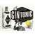 plaque métal publicitaire gin tonic bar alcool