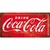 plaque publicitaire métal drink coca cola déco émaillée