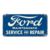 plaque metal ford service