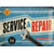 plaque métal garage service repair