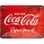 plaque coca-cola red logo rétro