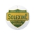 plaque émaillée solexine ronde