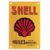 plaque émaillée huile shell