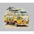 plaque vw combi surfeur