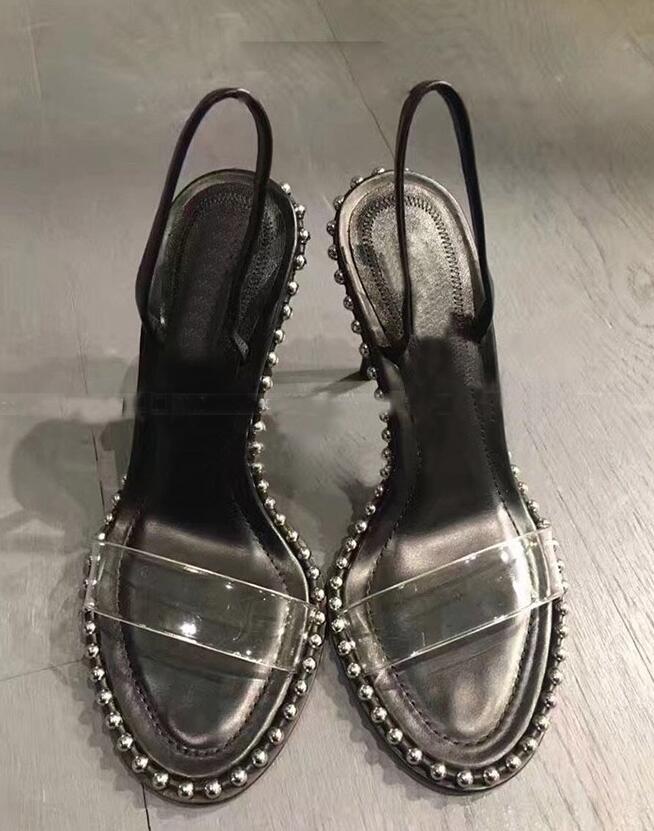 Haute-qualit-transparent-PVC-dame-talons-sandales-Sexy-Rivets-bout-ouvert-robe-pantoufles-chaussures-sans-lacet