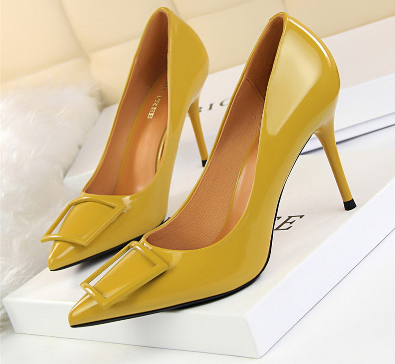 chaussures cuir verni