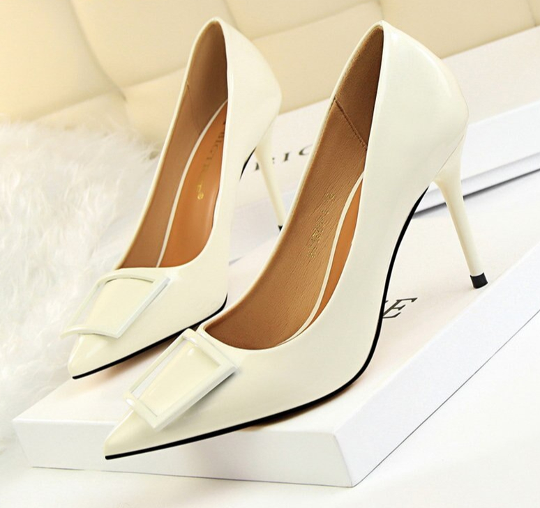chaussures cuir verni
