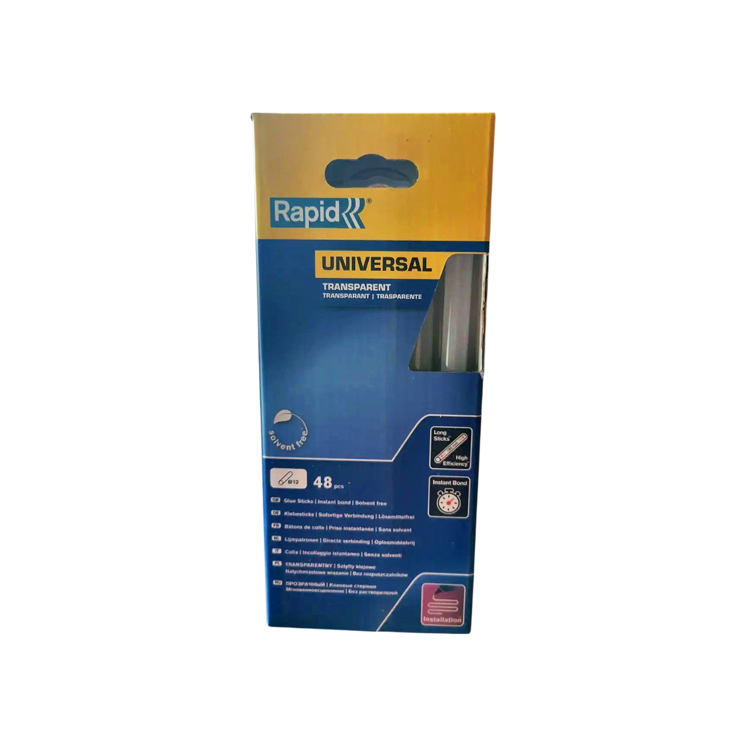 Recharges de Colle Universelle Rapide Transparente