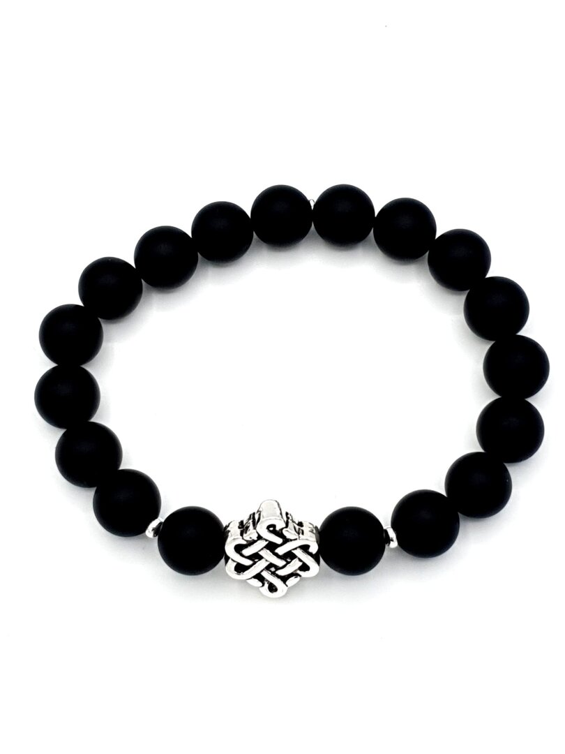 Bracelet "Noeud" En Argent Plaqué - Unisexe, Neuf Avec étiquettes, Fabriqué En France