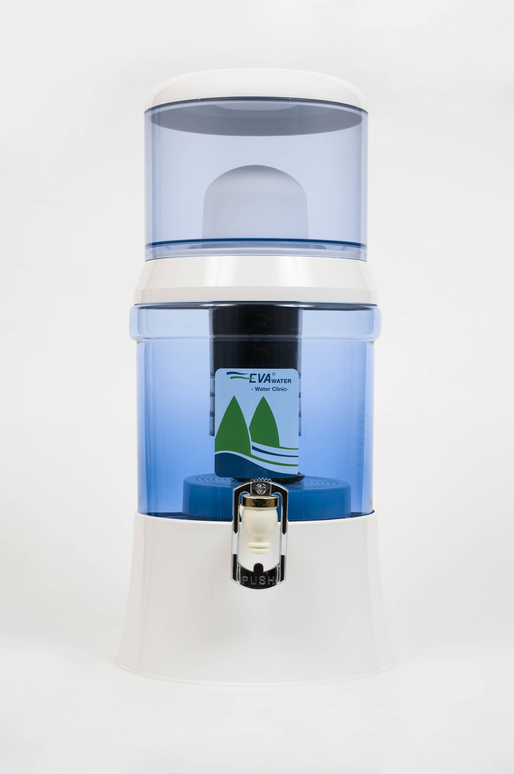 Fontaine EVA BEP 7 litres en verre - filtrante et magnétisante