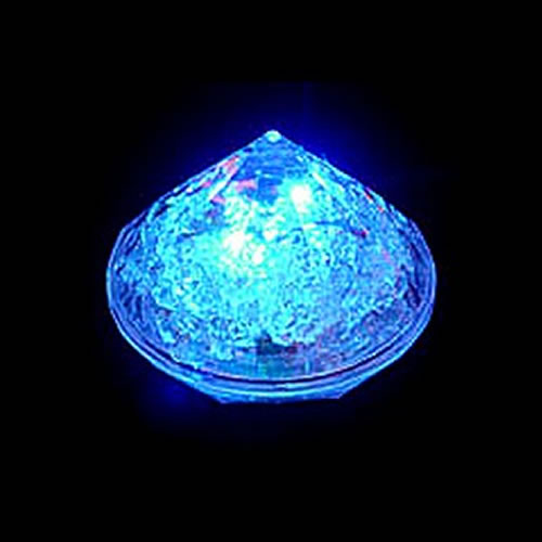 lampion led diamant bleu vendu sur www.deco-lumineuse.fr