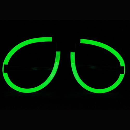 Lunettes Fluo, Stylées En Vert Lumineux