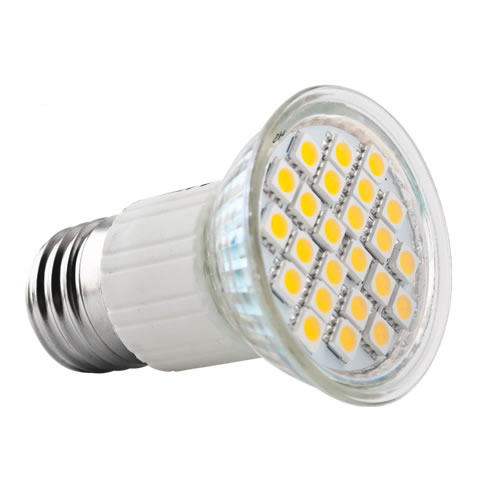 Ampoule LED E27 SPOT / 24 leds -Deco Lumineuse