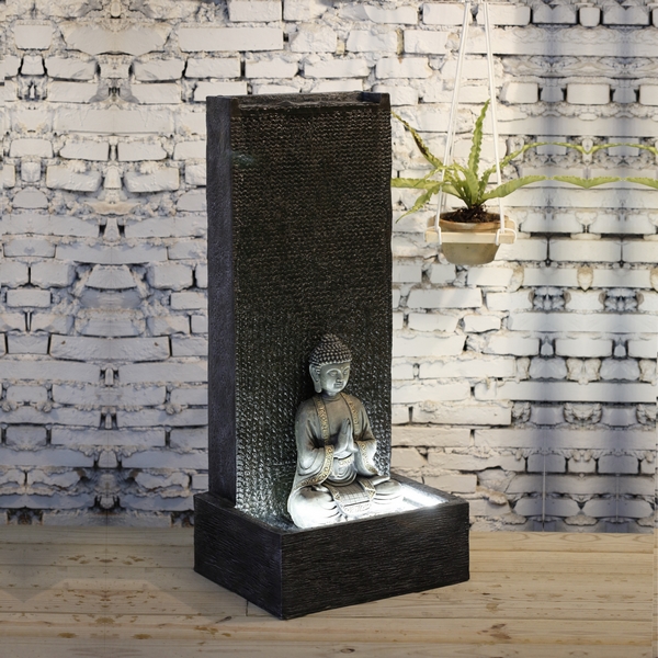 fontaine led bouddha XL MUR vendue sur deco-lumineuse.fr
