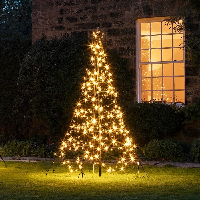 Lumières d'arbre de Noël Int/Extérieur 400 LED colorées 2,5 m