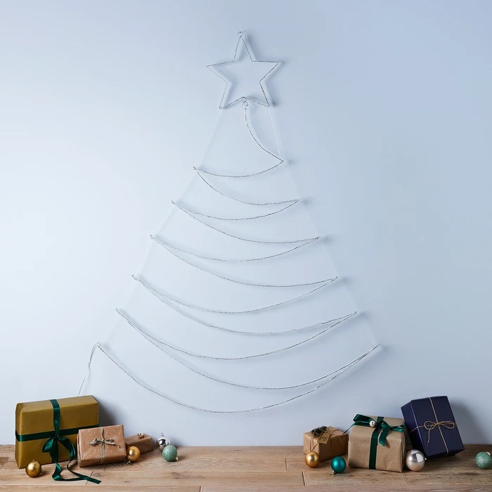 Sapin lumineux de Noël à suspendre 150 CM 200 LED-Deco Lumineuse