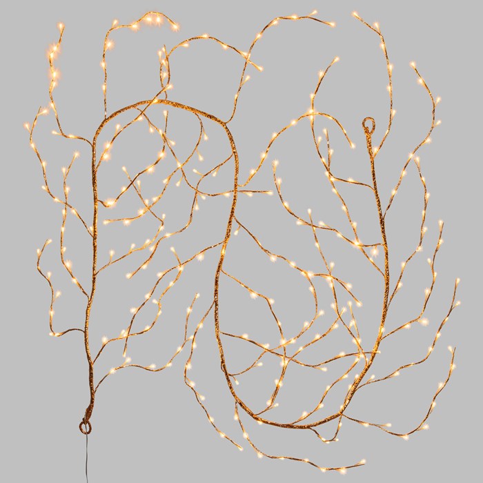 Branche lumineuse led souple Cuivre 3M 288 LED-Deco Lumineuse