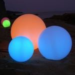 boule lumineuse patio 80