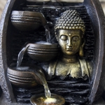 fontaine led interieur zen bouddha zen vendue sur deco-lumineuse.fr