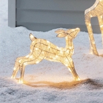 rennes lumineux en fils de coton pailletés vendu sur deco-lumineuse.fr
