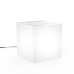 cube lumineux led MARBRE design avec fil 40 cm extérieur baro vendu sur deco-lumineuse.fr