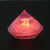 lampion led diamant rouge vendu sur www.deco-lumineuse.fr