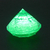 lampion led diamant vert vendu sur www.deco-lumineuse.fr
