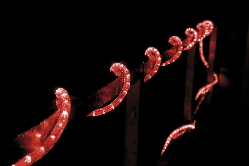guirland lumineuse led tube rouge exterieur 20M vendue sur deco-lumineuse.fr