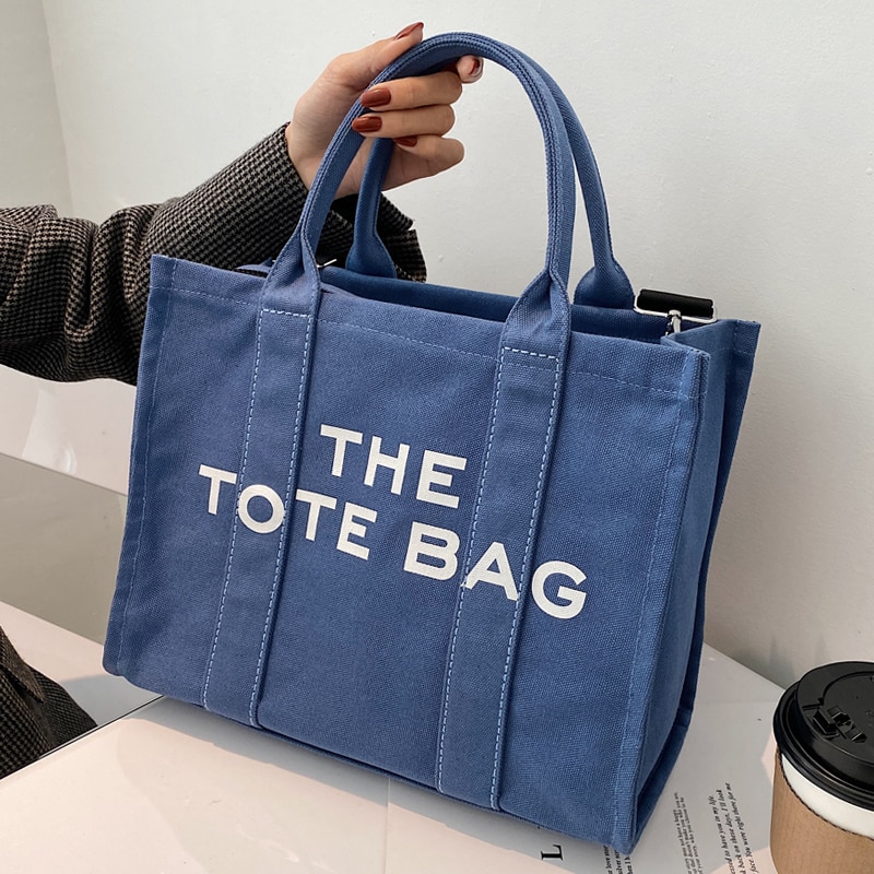 Tote bag the tote bag bleu
