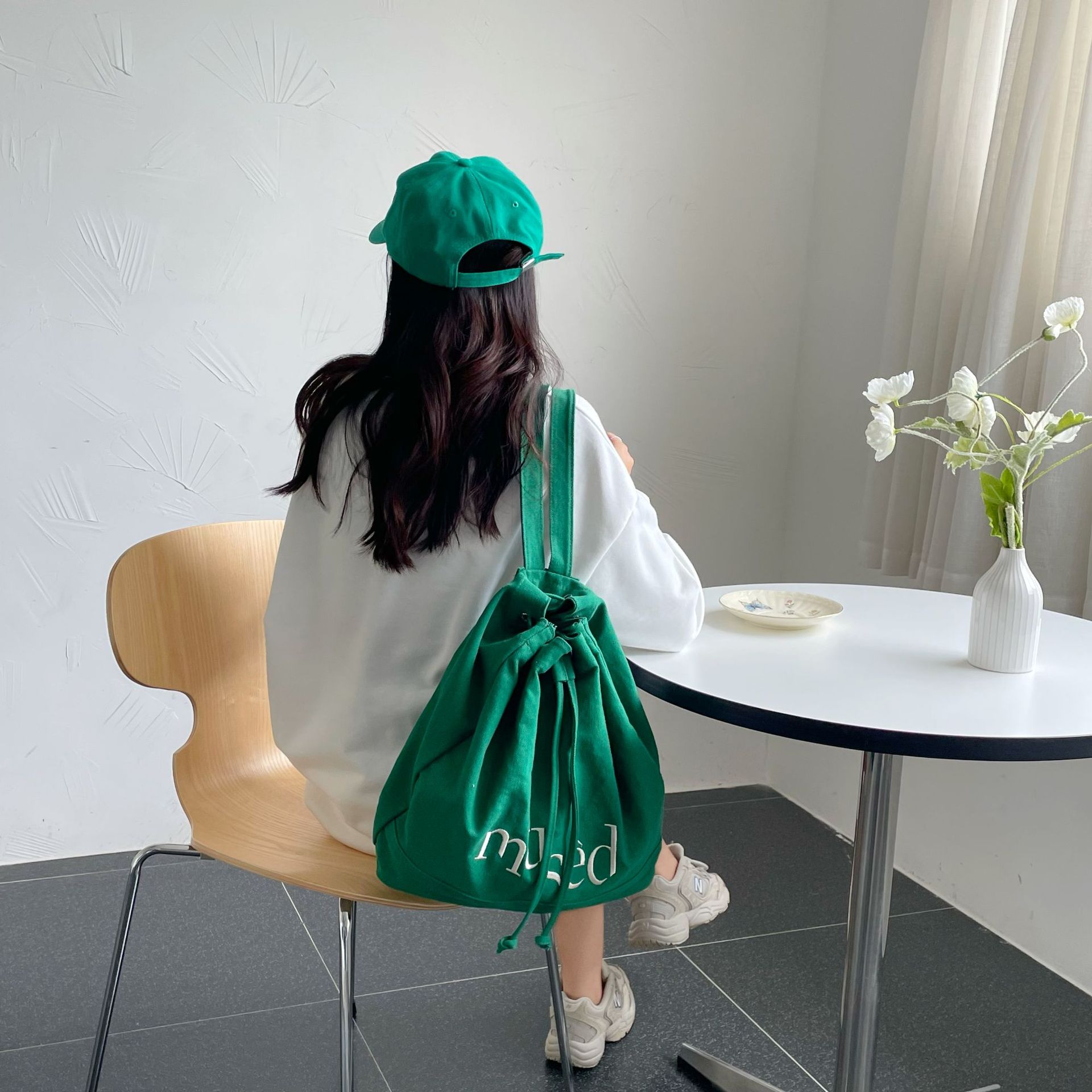 Hylhexyr-sac-dos-cordon-pour-femmes-sac-en-toile-brod-avec-lettres-simples-sac-dos-Portable