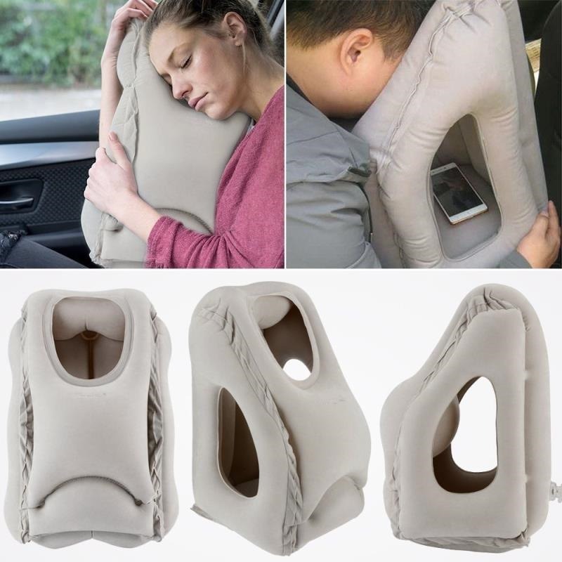 Coussin-d-Air-Gonflable-Am-lior-Oreiller-de-Voyage-de-Sauna-Repose-ruisseau-pour-Avion-Voiture