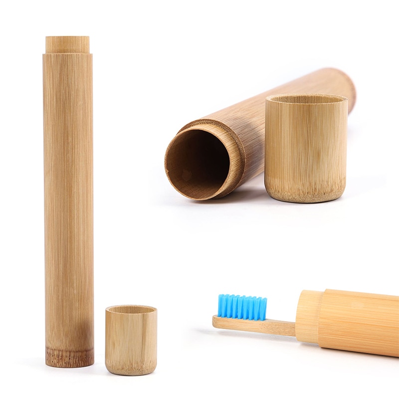 Etui de brosse à dent en bambou