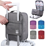 Sac-de-rangement-pour-chaussures-de-voyage-imperm-able-Portable-noir-et-gris-organisateur-de-valise